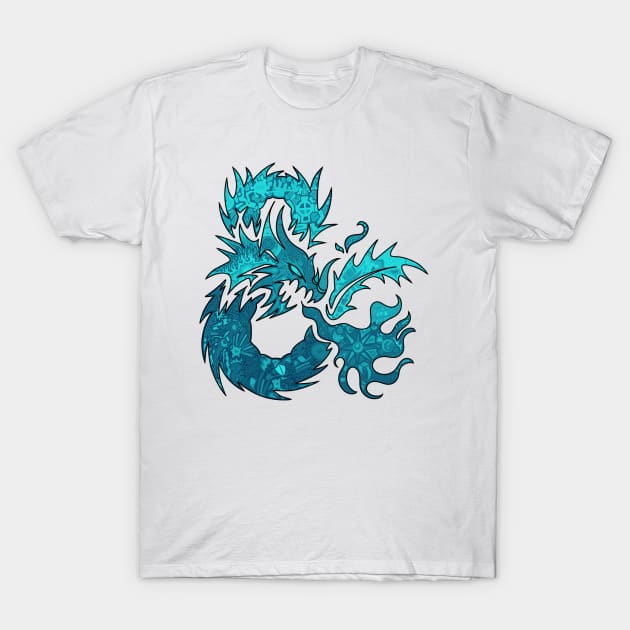 Ice dragon T-Shirt by paintchips